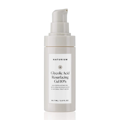 Naturium Glycolic Acid Resurfacing Gel 10% - AHA Exfoliating Gel with Natural Fruit Acids, 3.0 oz Avelisse