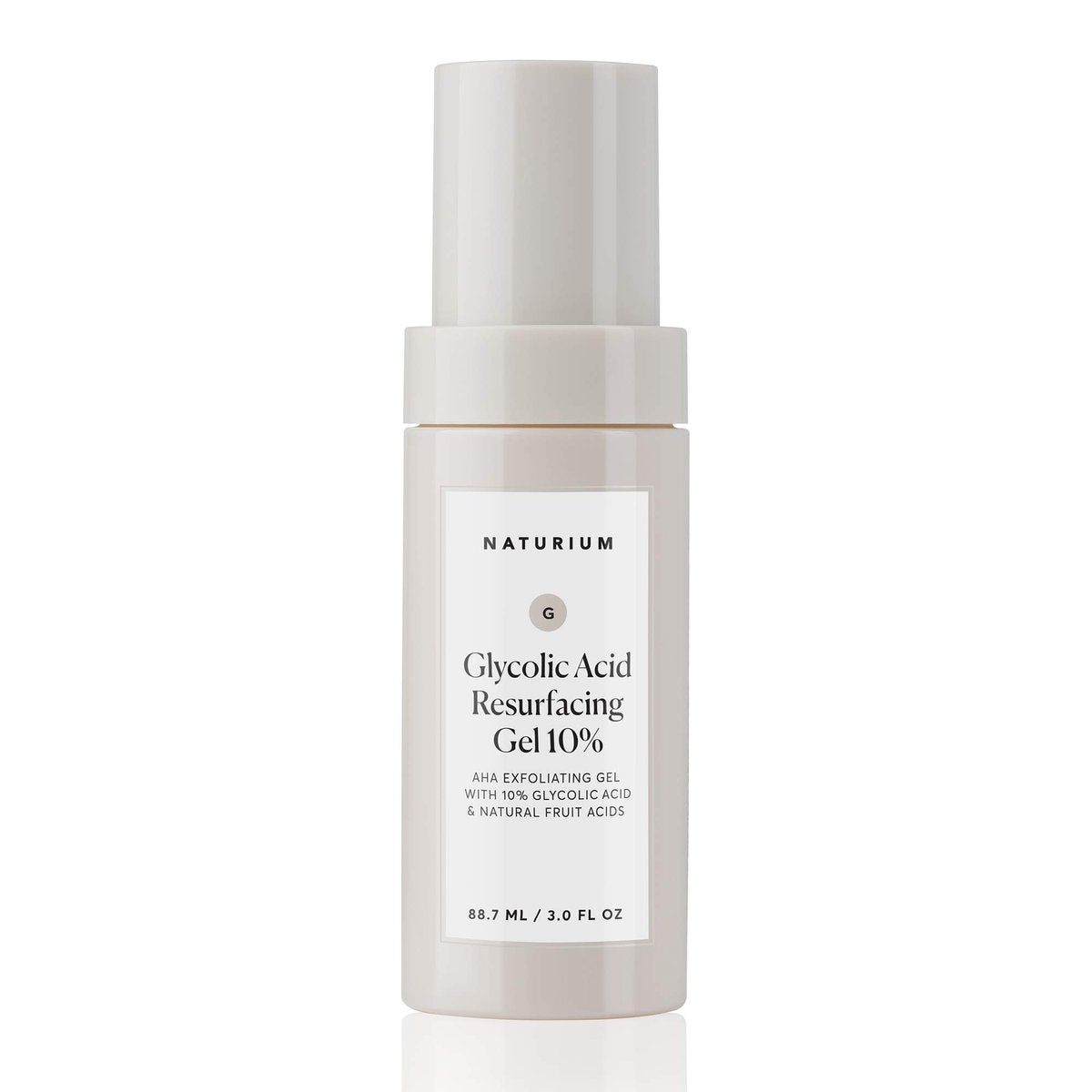 Naturium Glycolic Acid Resurfacing Gel 10% - AHA Exfoliating Gel with Natural Fruit Acids, 3.0 oz Avelisse