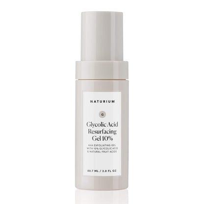 Naturium Glycolic Acid Resurfacing Gel 10% - AHA Exfoliating Gel with Natural Fruit Acids, 3.0 oz Avelisse