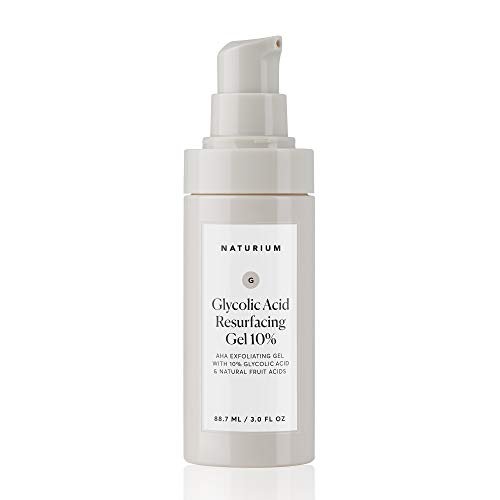 Naturium Glycolic Acid Resurfacing Gel 10% - AHA Exfoliating Gel with Natural Fruit Acids, 3.0 oz Avelisse