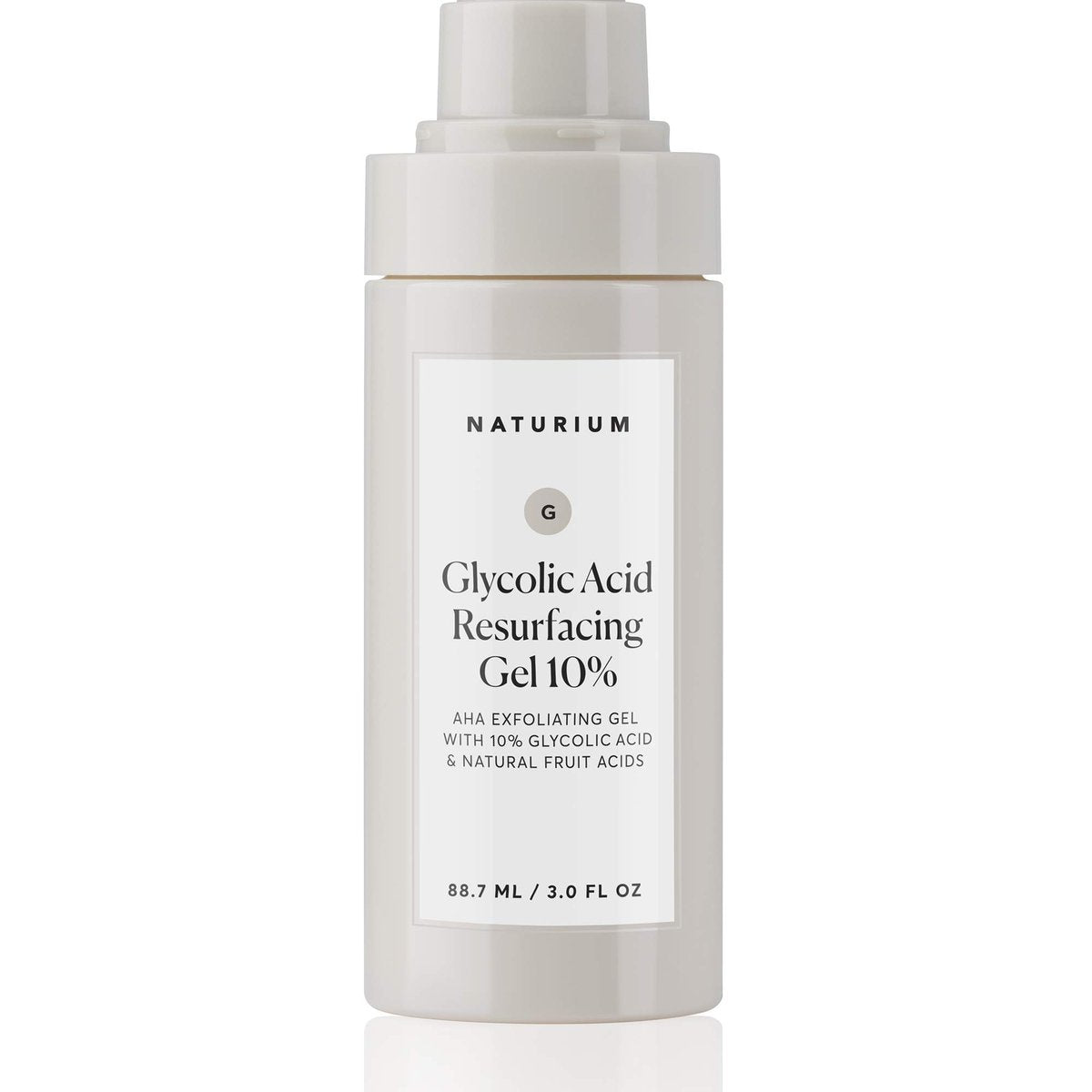 Naturium Glycolic Acid Resurfacing Gel 10% - AHA Exfoliating Gel with Natural Fruit Acids, 3.0 oz Avelisse