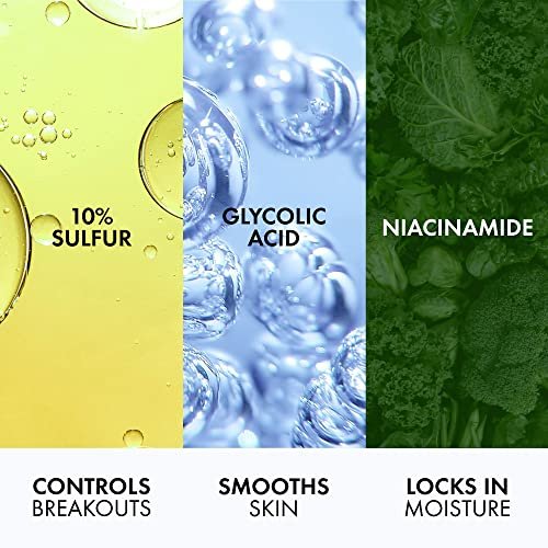 Vichy Normaderm S.O.S Acne Rescue Spot Corrector - 10% Sulfur, Niacinamide & Glycolic Acid Acne Spot Treatment for Sensitive Skin, 0.68 Fl Oz Avelisse