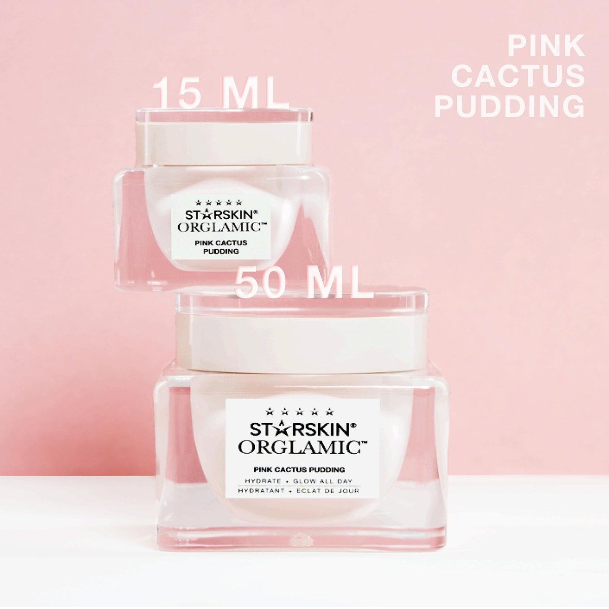 STARSKIN Orglamic Pink Cactus Pudding – Hydrating & Nourishing Face Cream with Prickly Pear Cactus Seed Oil & Hyaluronic Acid, 99.3% Natural, K-Beauty Moisturizer for All Skin Types, 50ml - görsel 15