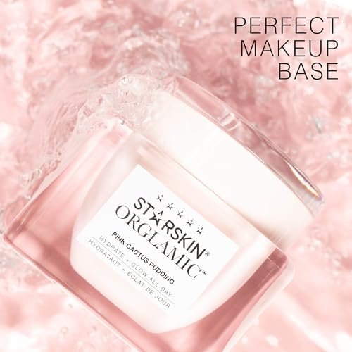 STARSKIN Orglamic Pink Cactus Pudding – Hydrating & Nourishing Face Cream with Prickly Pear Cactus Seed Oil & Hyaluronic Acid, 99.3% Natural, K-Beauty Moisturizer for All Skin Types, 50ml - görsel 14