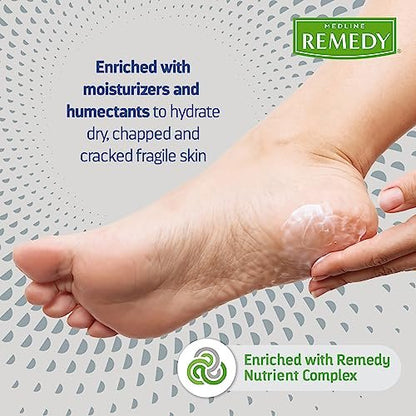 Medline Remedy Specialized Silicone Cream Unscented 4 fl oz - Gentle Breathable Barrier for Dry Cracked Skin, Paraben-free Hypoallergenic Care