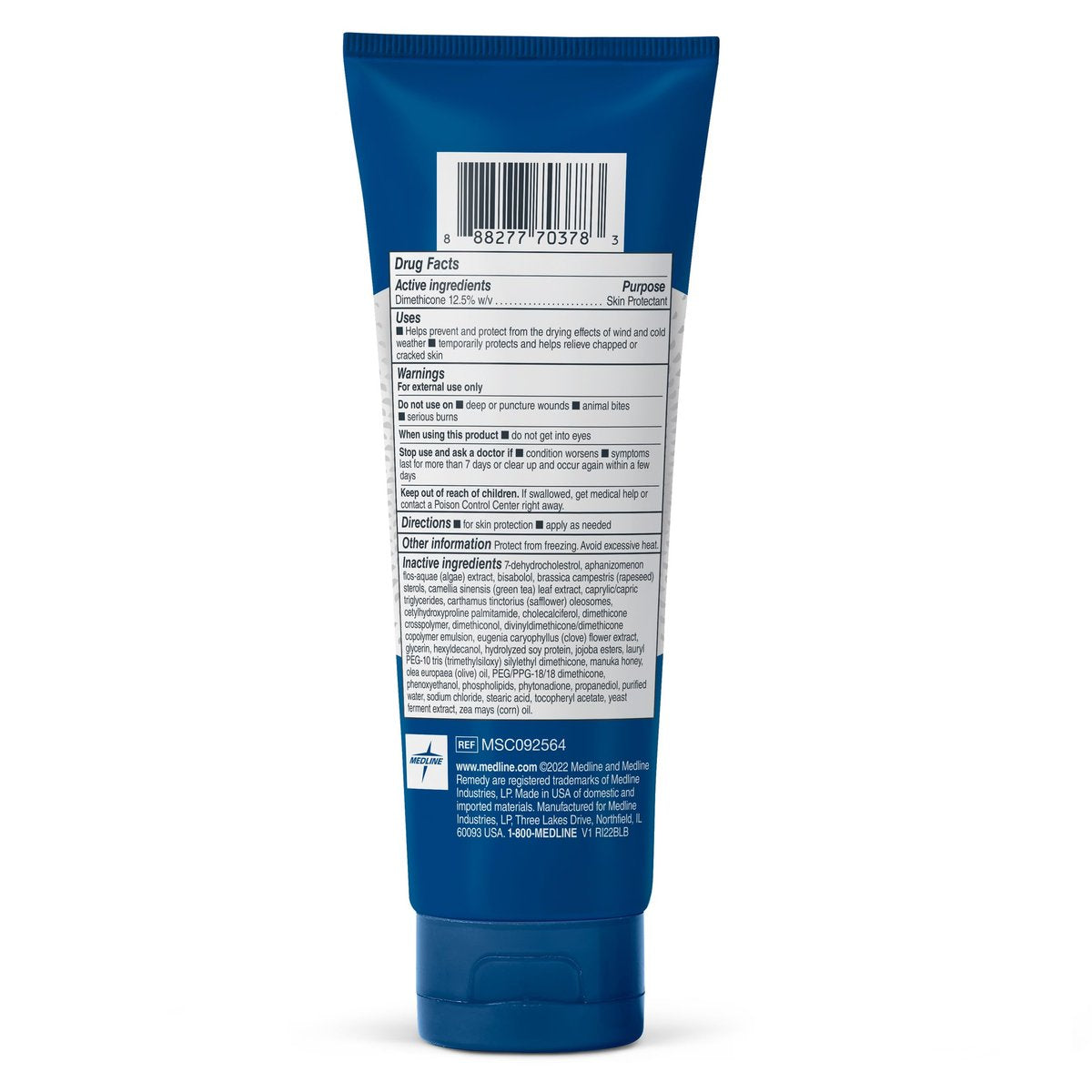 Medline Remedy Specialized Silicone Cream Unscented 4 fl oz - Gentle Breathable Barrier for Dry Cracked Skin, Paraben-free Hypoallergenic Care - görsel 16