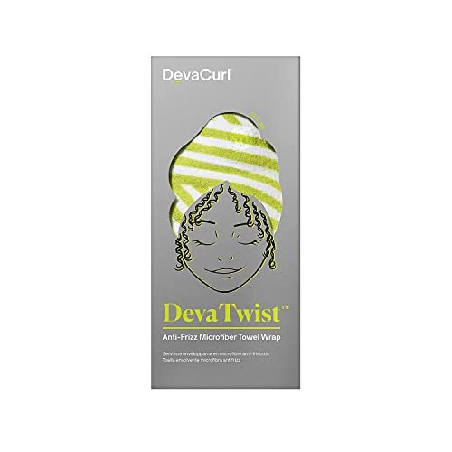 DevaCurl DevaTwist Anti-Frizz Microfiber Towel Wrap – Hands-Free Hair Drying Avelisse