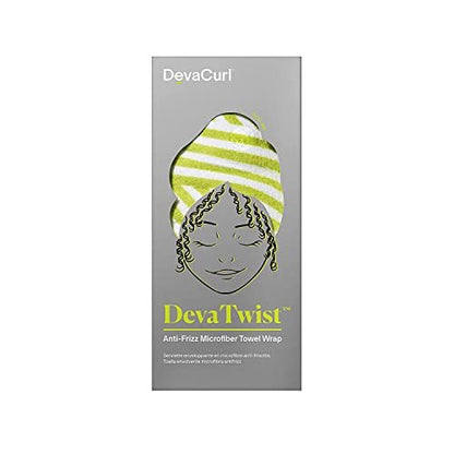 DevaCurl DevaTwist Anti-Frizz Microfiber Towel Wrap – Hands-Free Hair Drying Avelisse