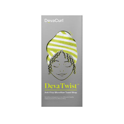 DevaCurl DevaTwist Anti-Frizz Microfiber Towel Wrap – Hands-Free Hair Drying Avelisse
