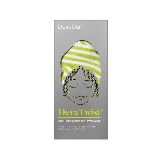 DevaCurl DevaTwist Anti-Frizz Microfiber Towel Wrap – Hands-Free Hair Drying Avelisse