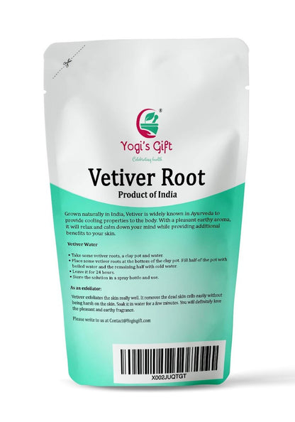 VETIVER Root 4 oz (114 Grams) | 100% Pure & Natural Aromatic Roots | Non-GMO, Vegan | Yogi's Gift® Avelisse