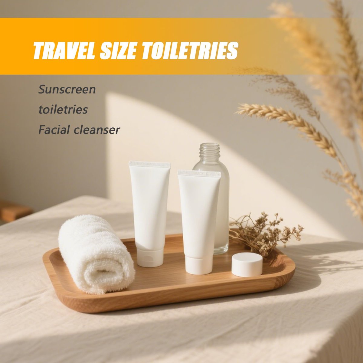 20 Pack 30ml Refillable Squeeze Bottles - Soft Plastic Travel Tubes with Flip Cap, Empty Mini Portable Containers for Lotion, Shampoo, Cream, Liquid Toiletries - Travel Essentials - görsel 11