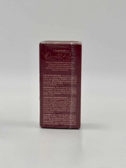 L'Bel Satin Rouge Eau de Parfum Atomiseur - Sweet & Intense Fragrance for Women, 0.33 fl oz / 10ml
