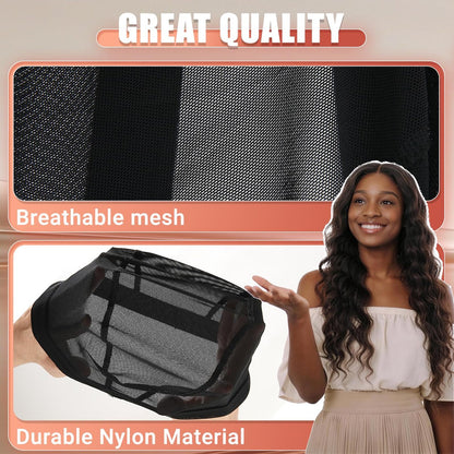 Smilco Mesh Wig Cap 6 Pack – Stretchable – Universal Fit: Designed to fit most head sizes, the stretchable – Image 3