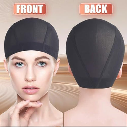 Smilco Mesh Wig Cap 6 Pack – Stretchable – Care Instructions: Hand wash with mild soap, air dry. – Image 10