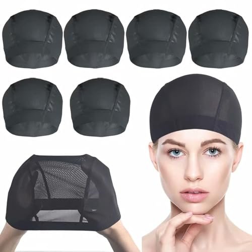 Smilco Mesh Wig Cap 6 Pack – Stretchable – 6-Pack Value: Get six caps in one pack, ensuring you always have a – Image 2