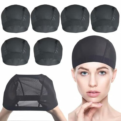 Smilco Mesh Wig Cap 6 Pack – Stretchable – 6-Pack Value: Get six caps in one pack, ensuring you always have a – Image 2