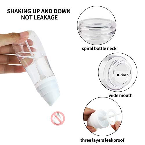 Yolaist Small Spray Bottle with Fine Mist, 2 Pack 3.4oz/100ml TSA Approved Travel Size, Refillable Empty Mister Spray Bottles for Hair, Face, Plants, Cleaning, Cosmetics & Essential Oils - görsel 8