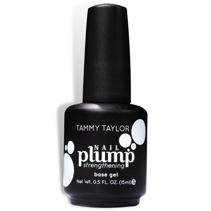 Tammy Taylor Plump Builder Gel Natural Nail Strengthener & Growth Hardener Repair Treatment Serum for Weak & Damaged Nails, Ridge Filler Base Coat Nail Polish, Clear Rubber Base Avelisse