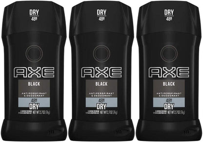 AXE Black Antiperspirant Deodorant Stick, 2.7 oz (Pack of 3) – Long-Lasting Odor and Wetness Protection Avelisse
