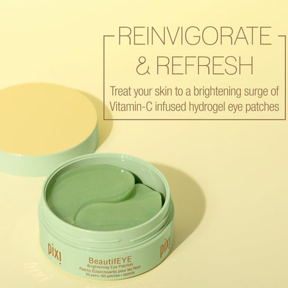 Pixi BeautifEYE Hydrogel Under-Eye Patches – Brighten & Hydrate Dark Circles (30 Pairs) Avelisse