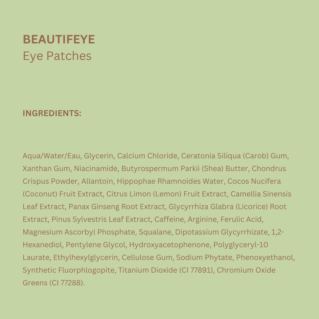 Pixi BeautifEYE Hydrogel Under-Eye Patches – Brighten & Hydrate Dark Circles (30 Pairs) Avelisse