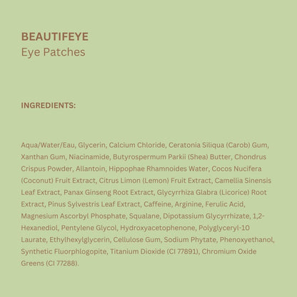 Pixi BeautifEYE Hydrogel Under-Eye Patches – Brighten & Hydrate Dark Circles (30 Pairs) Avelisse