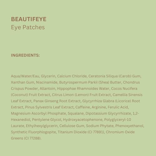 Pixi BeautifEYE Hydrogel Under-Eye Patches – Brighten & Hydrate Dark Circles (30 Pairs) Avelisse