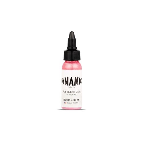 Dynamic Color Co Bubble Gum Tattoo Ink (1oz) – Vibrant, Sterilized, Vegan & USA-Made Since 1990 Avelisse
