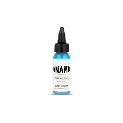 Dynamic Color Co Sky Blue Tattoo Ink – 1oz Bottle, Vibrant & Sterilized, Vegan & USA-Made Since 1990 Avelisse