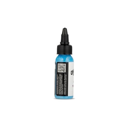 Dynamic Color Co Sky Blue Tattoo Ink – 1oz Bottle, Vibrant & Sterilized, Vegan & USA-Made Since 1990 Avelisse