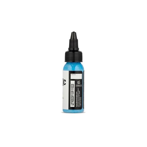 Dynamic Color Co Sky Blue Tattoo Ink – 1oz Bottle, Vibrant & Sterilized, Vegan & USA-Made Since 1990 Avelisse
