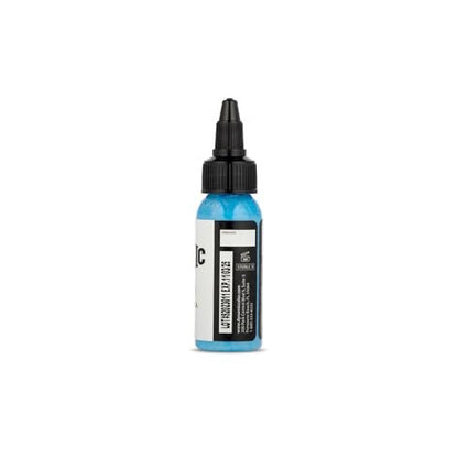 Dynamic Color Co Sky Blue Tattoo Ink – 1oz Bottle, Vibrant & Sterilized, Vegan & USA-Made Since 1990 Avelisse