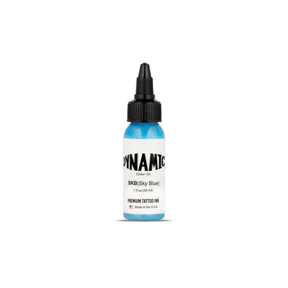 Dynamic Color Co Sky Blue Tattoo Ink – 1oz Bottle, Vibrant & Sterilized, Vegan & USA-Made Since 1990 Avelisse