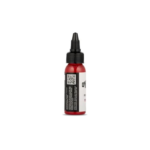 Dynamic Color Co. Burgundy Red Tattoo Ink – 1oz, Made in USA, Sterilized, Vegan & Cruelty-Free Avelisse
