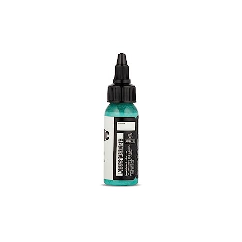 Dynamic Color Co Turquoise Tattoo Ink – 1oz Bottle, Vibrant & Sterilized, Vegan, USA-Made Since 1990 Avelisse