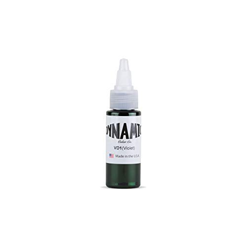 Dynamic Color Co - Violet Tattoo Ink, Made in USA, Sterile, Vegan, Since 1990 (1oz Bottle) - görsel 2