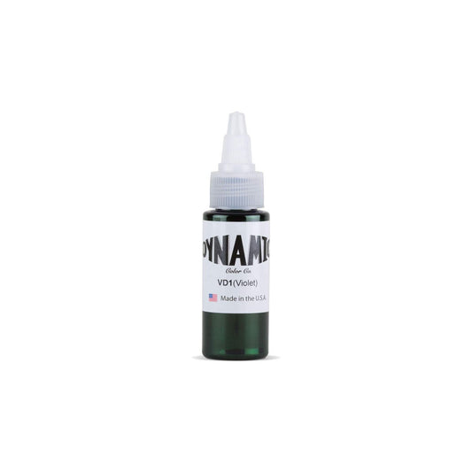 Dynamic Color Co - Violet Tattoo Ink, Made in USA, Sterile, Vegan, Since 1990 (1oz Bottle)