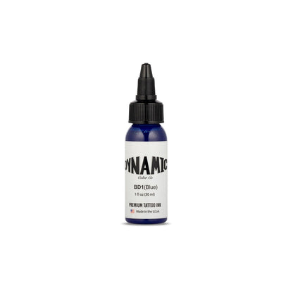 Dynamic Color Co Blue Tattoo Ink - 1oz Bottle, Sterilized, Vegan, USA-Made Since 1990 Avelisse