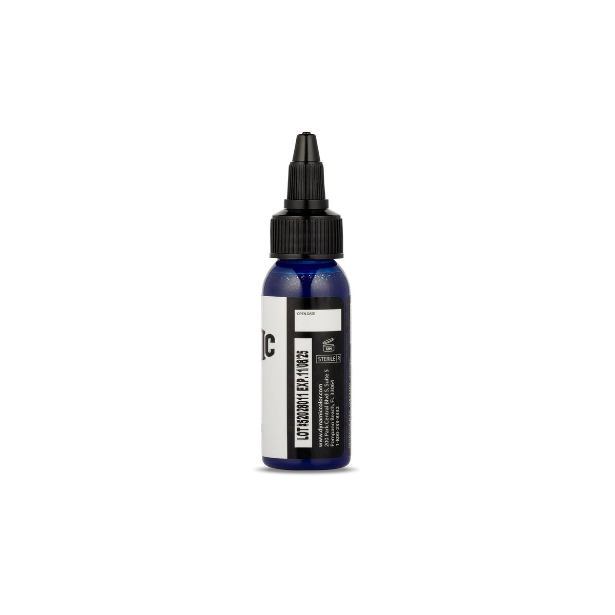 Dynamic Color Co Blue Tattoo Ink - 1oz Bottle, Sterilized, Vegan, USA-Made Since 1990 Avelisse