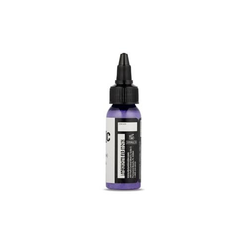 Dynamic Color Co Tropical Purple Tattoo Ink - 1oz Sterilized Vegan Bottle, USA-Made Since 1990 Avelisse