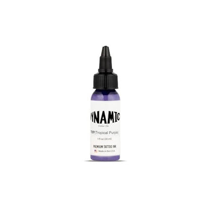 Dynamic Color Co Tropical Purple Tattoo Ink - 1oz Sterilized Vegan Bottle, USA-Made Since 1990 Avelisse