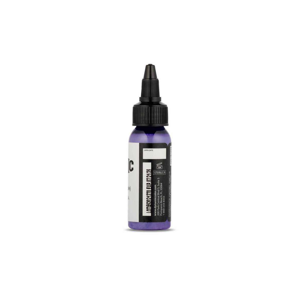 Dynamic Color Co Tropical Purple Tattoo Ink - 1oz Sterilized Vegan Bottle, USA-Made Since 1990 Avelisse