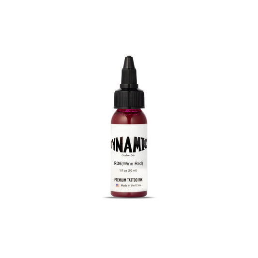 Dynamic Color Co Wine Red Tattoo Ink – 1oz Bottle, Sterilized, Vegan & USA-Made Since 1990 Avelisse