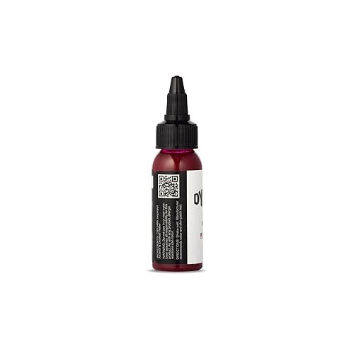Dynamic Color Co Wine Red Tattoo Ink – 1oz Bottle, Sterilized, Vegan & USA-Made Since 1990 Avelisse