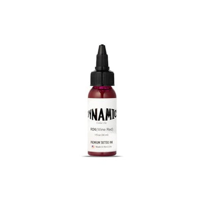 Dynamic Color Co Wine Red Tattoo Ink – 1oz Bottle, Sterilized, Vegan & USA-Made Since 1990 Avelisse
