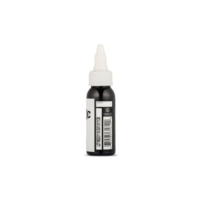 Dynamic Color Co. Black Tattoo Ink - Long Lasting Vivid Color, Sterilized, Made in USA (1 oz)