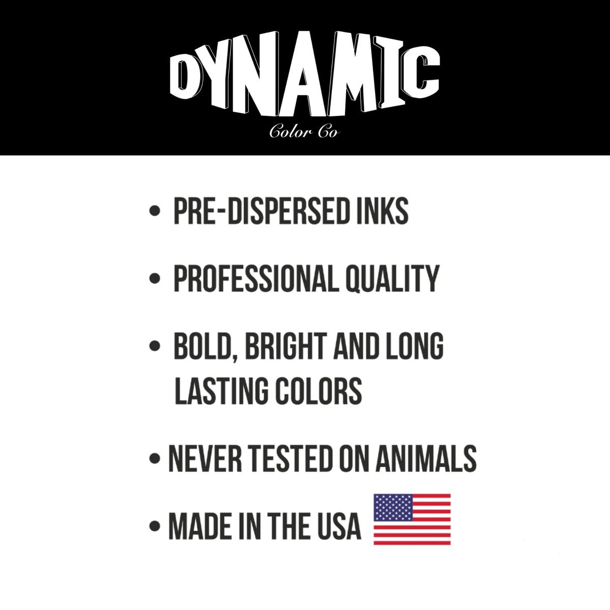 Dynamic Color Co. Black Tattoo Ink - Long Lasting Vivid Color, Sterilized, Made in USA (1 oz) - görsel 7