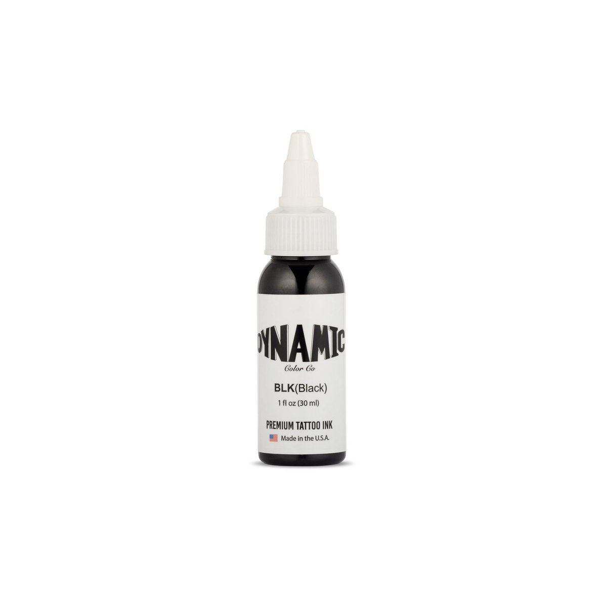 Dynamic Color Co. Black Tattoo Ink - Long Lasting Vivid Color, Sterilized, Made in USA (1 oz) - görsel 1
