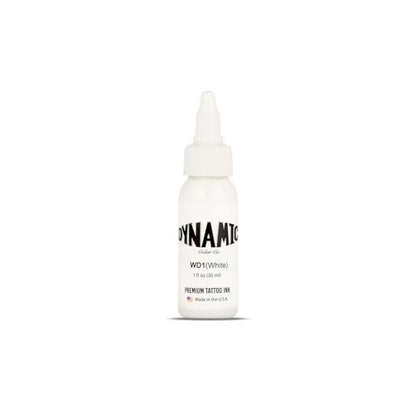 Dynamic Color Co. White Tattoo Ink – Long Lasting Vivid White, Sterilized, 1 oz Bottle, Made in USA Since 1990 Avelisse